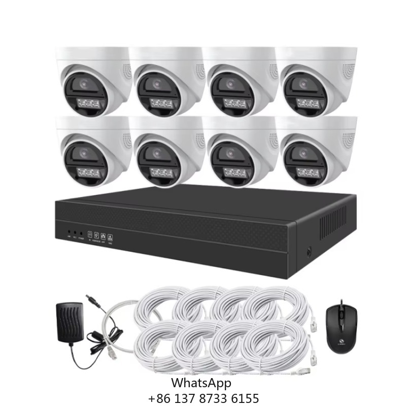Home Security Systems - Kit de caméra CCTV 4ch 8ch