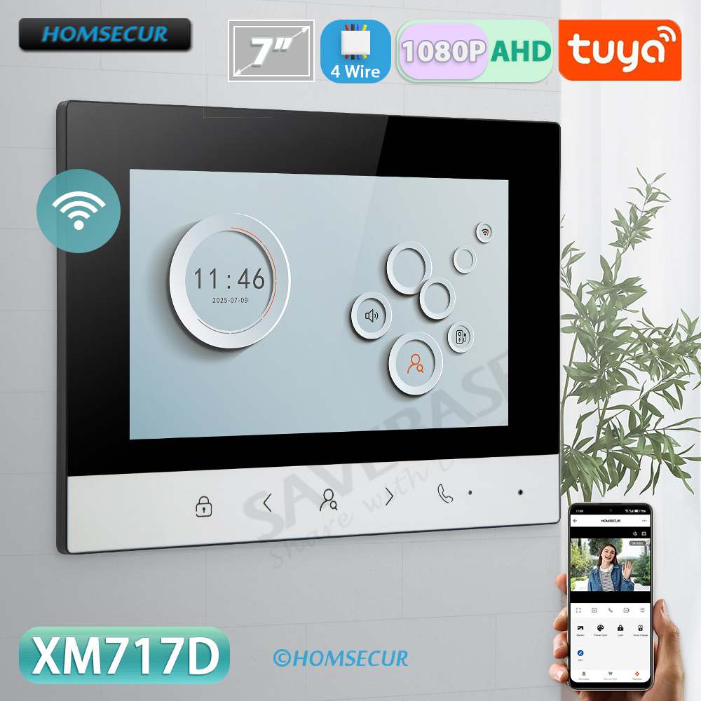 Home Security Monitor - Moniteur intérieur intelligent Tuya WIFI avec