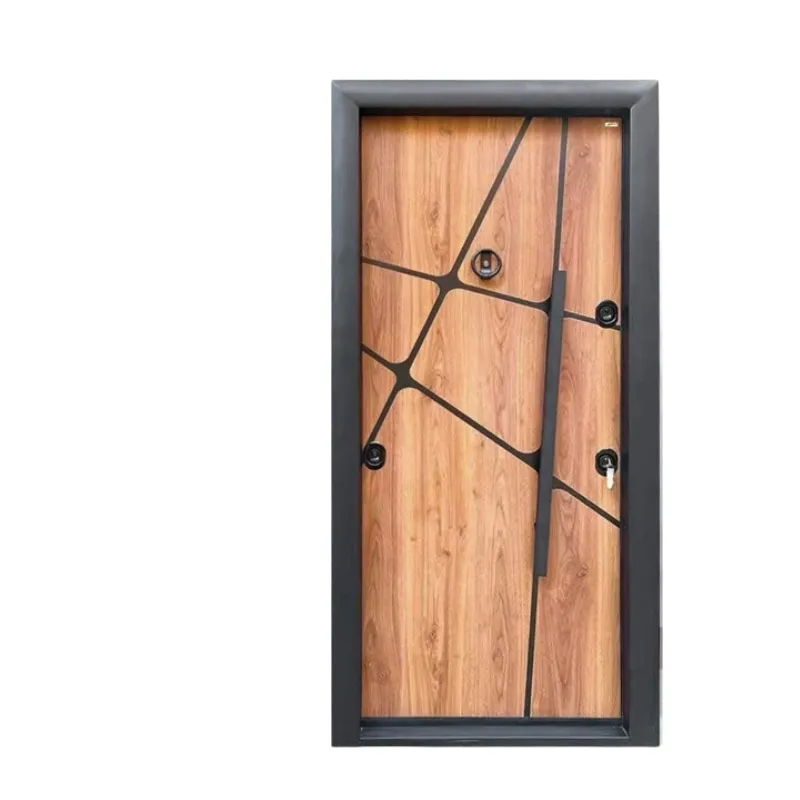 Home Security Project - Porte d'entrée en acier antivol, porte