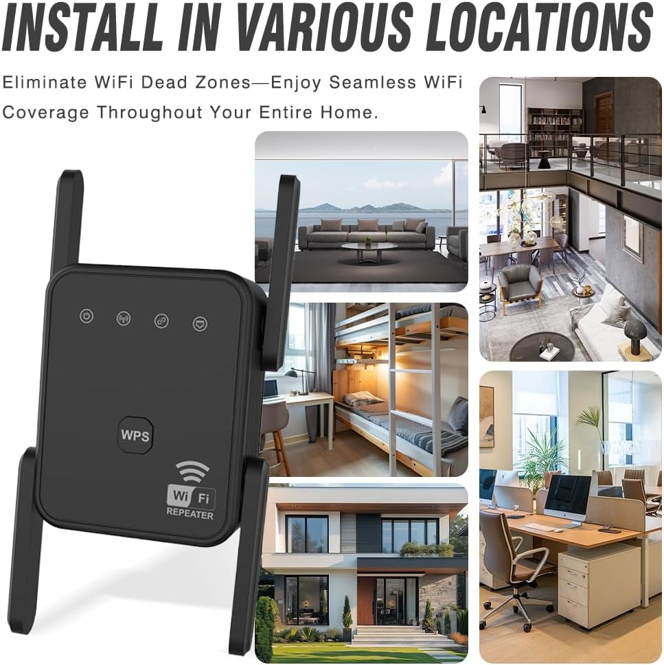 Nouveau Répéteur WiFi 2026 300 - Home Security Services avis et prix