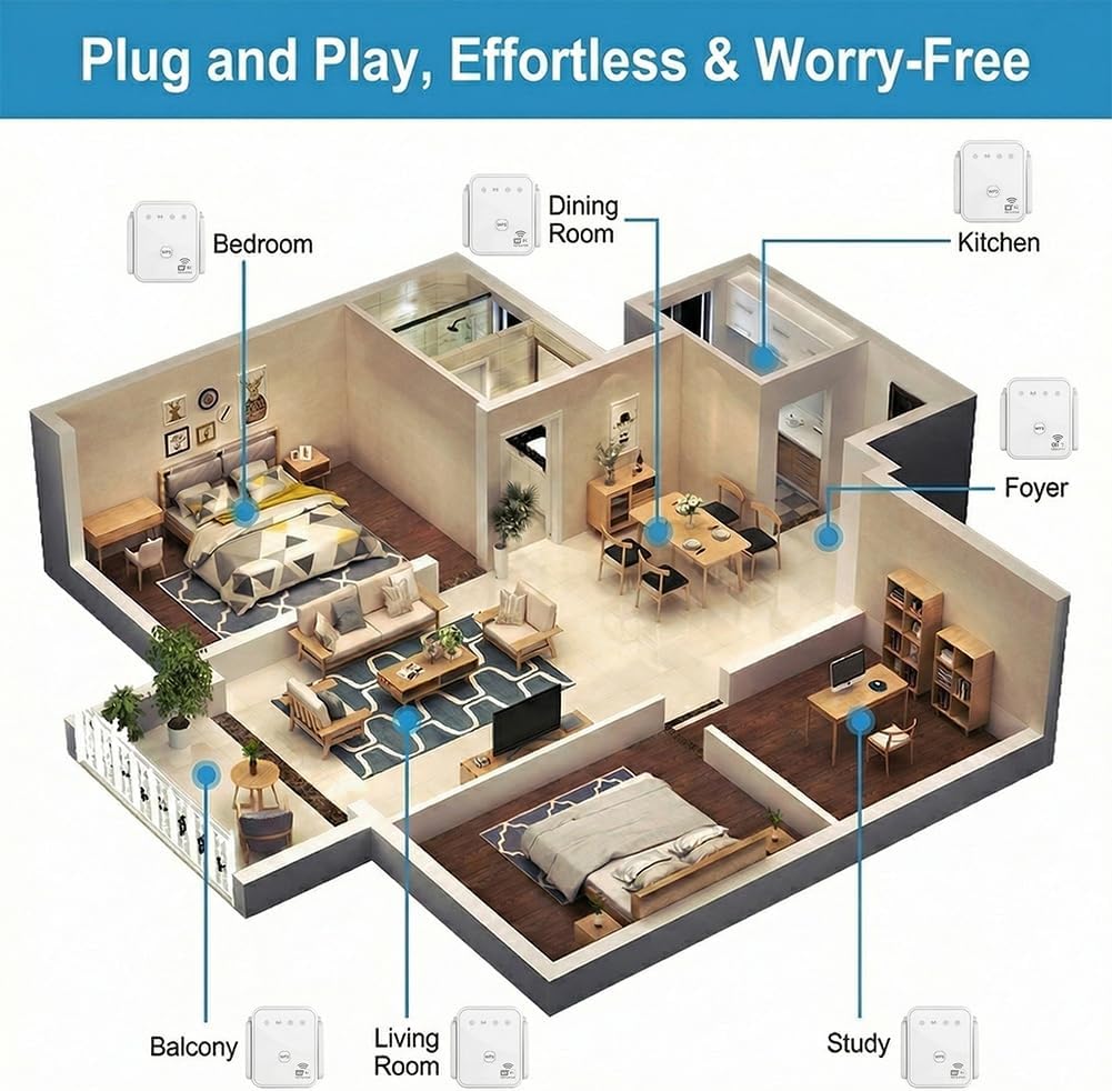 Nouveau Répéteur WiFi 2026 300 - Home Security Services avis et prix