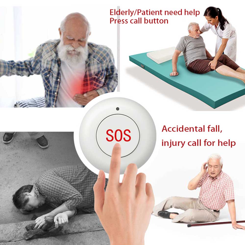 Bouton SOS sans fil, sonnette  - Home Security Services avis et prix
