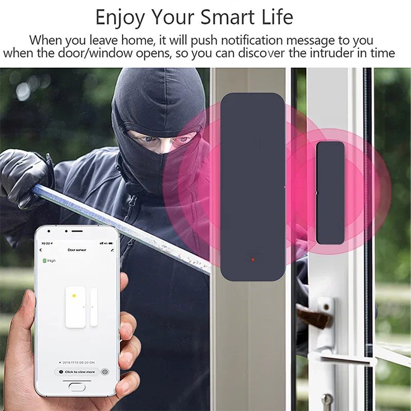 Tuya Zigbee-Capteur de porte W - Home Security Gadgets avis et prix