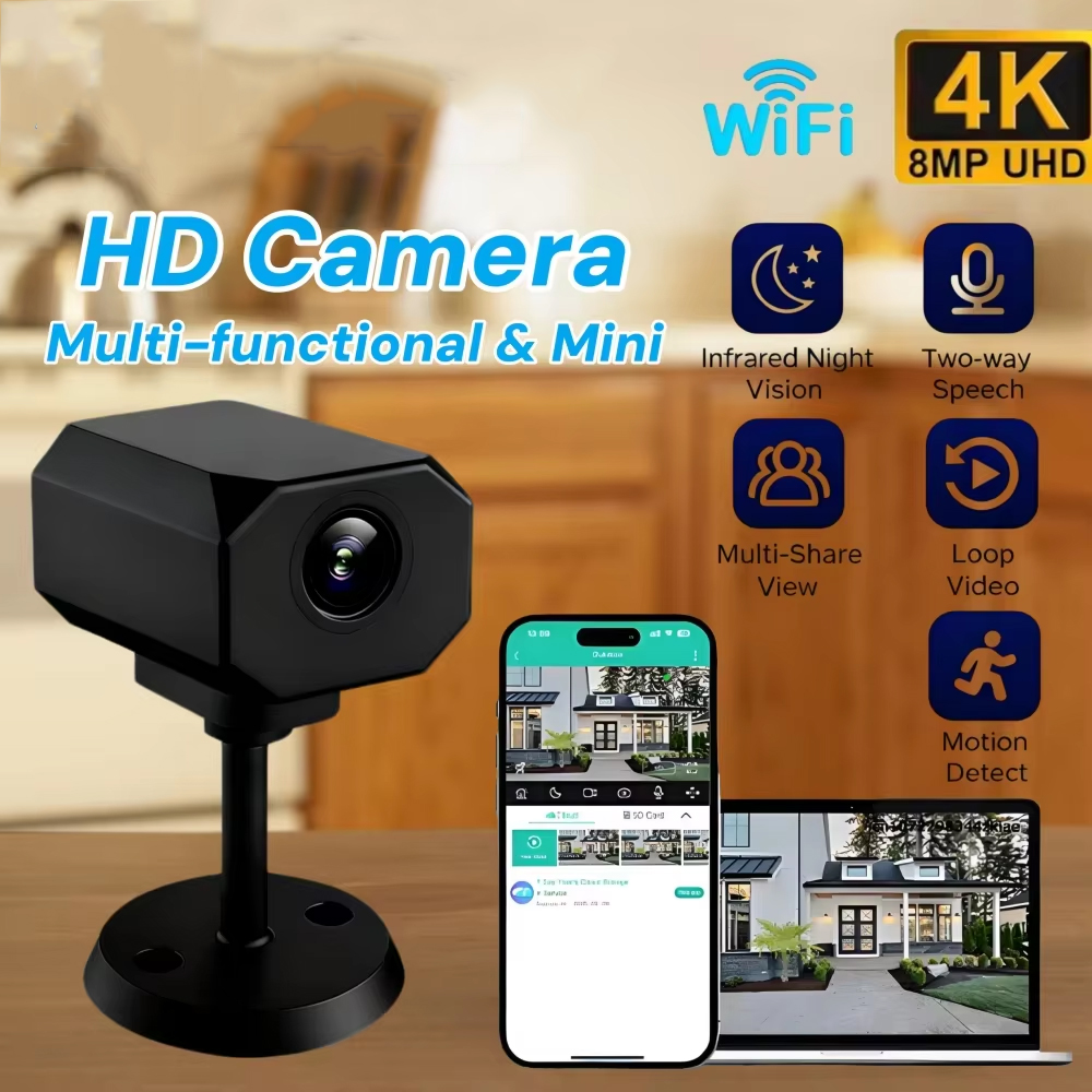 Caméra de sécurité WiFi HD 4K  - Home Security Monitor avis et prix