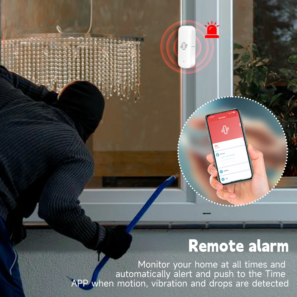 Capteur de vibration intellige - Home Security Alarm avis et prix