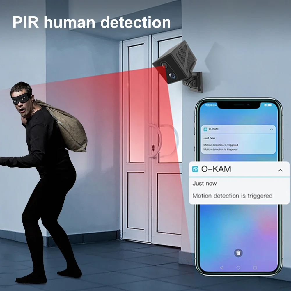 PEGATAH Mini caméra 4G 5MP pou - Home Security Alarm avis et prix