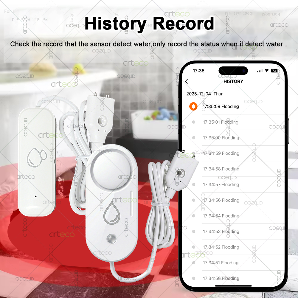 Capteur de fuite d'eau Zigbee, - Home Security Alarm avis et prix