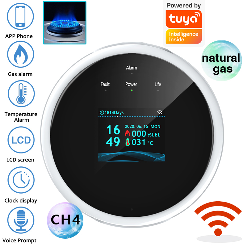 Capteur d'alarme de gaz WiFi 2 - Home Security Alarm avis et prix