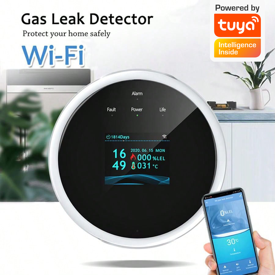 Capteur d'alarme de gaz WiFi 2 - Home Security Alarm avis et prix