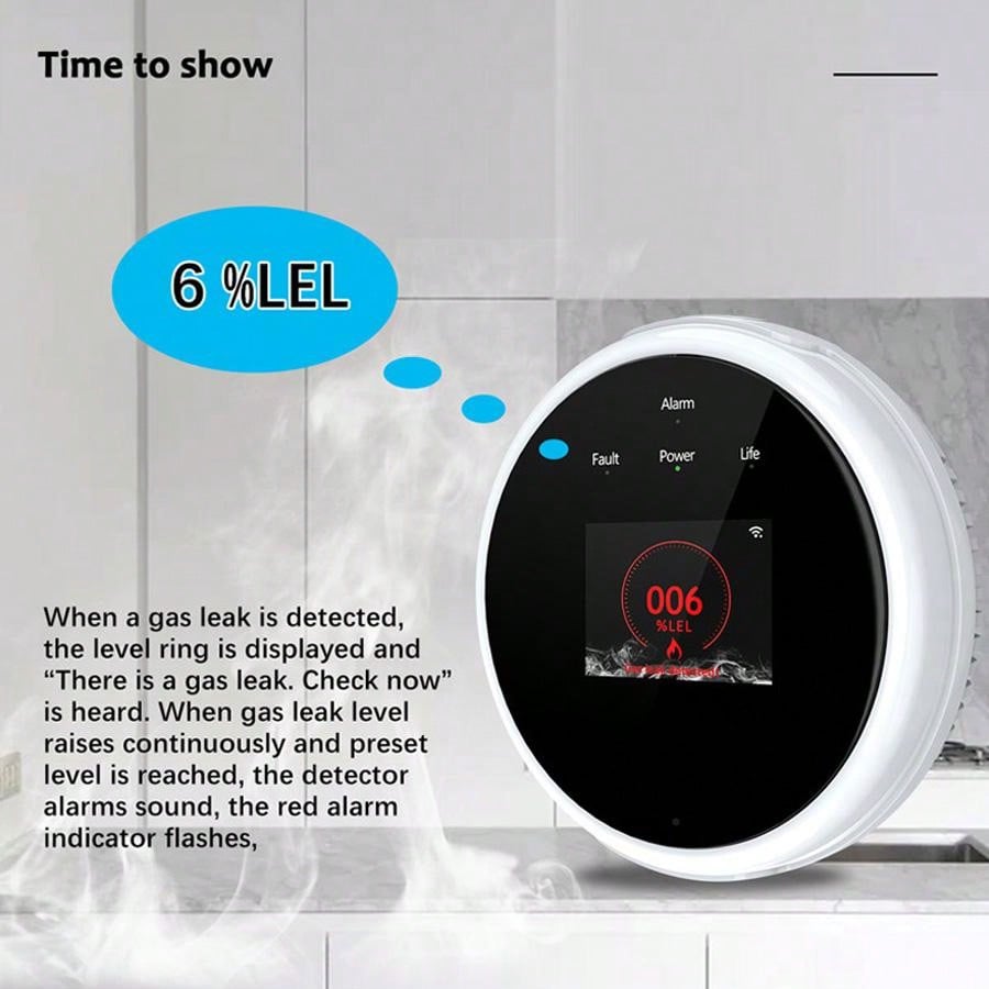 Capteur d'alarme de gaz WiFi 2 - Home Security Alarm avis et prix
