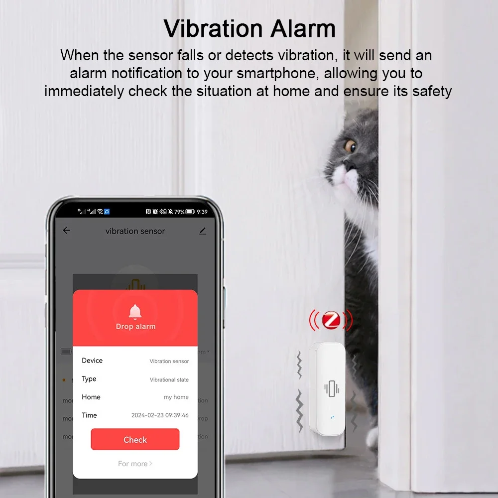 Capteur de vibration intellige - Home Security Alarm avis et prix