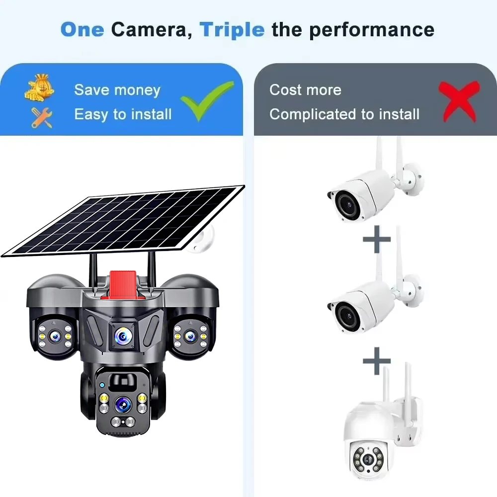 KERUI extérieur PTZ 6MP 4G SIM - Home Security Services avis et prix