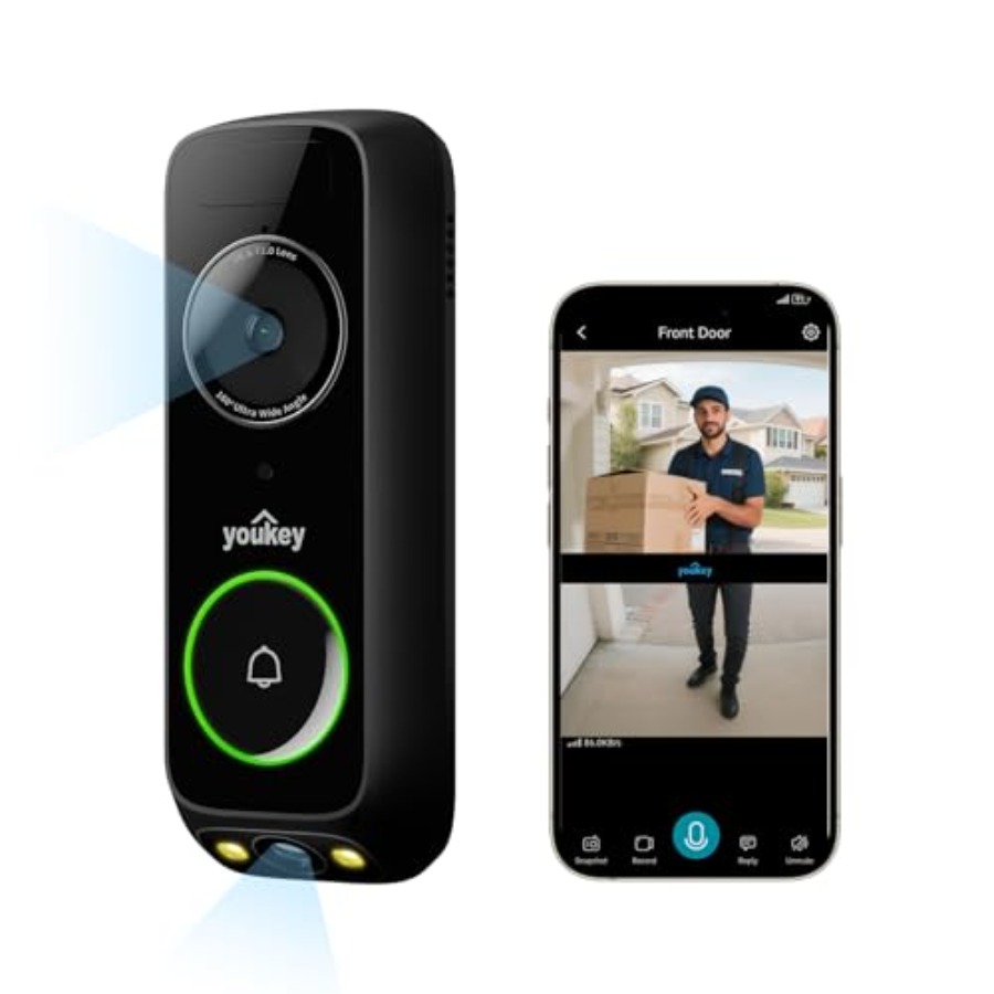 Sonnette de porte sans fil ave - Home Security No Subscription avis et prix