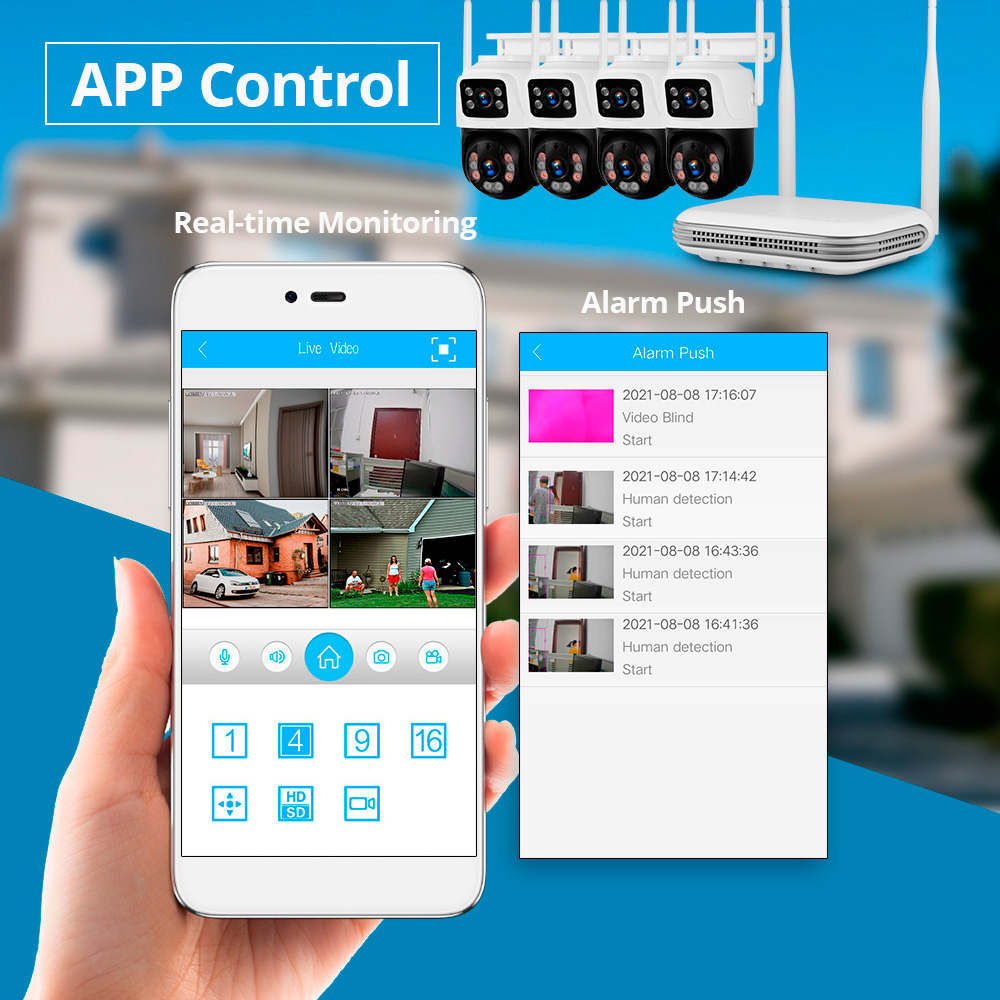 KERbiom2 K-Caméra de surveilla - Home Security Monitor avis et prix