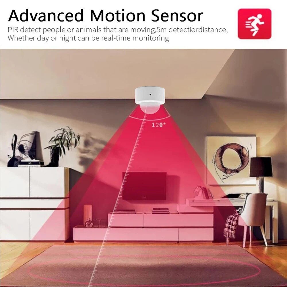Zigbee-Mini capteur de mouveme - Home Security Alarm avis et prix